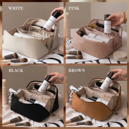 All-in-1 Makeup Bag PU Leather