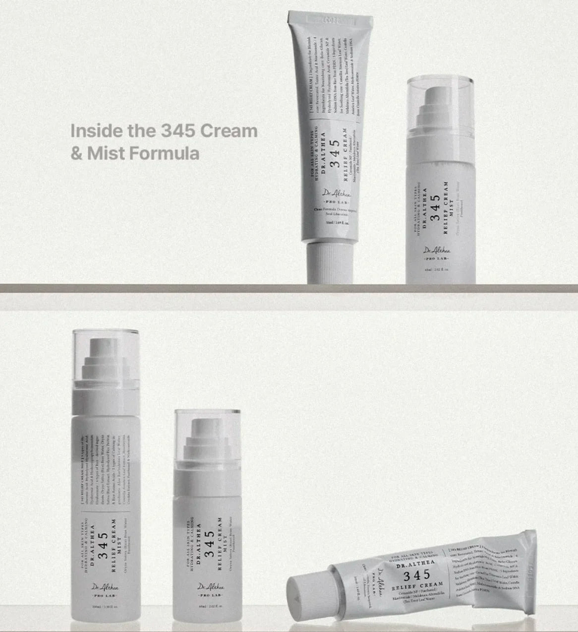 Relief Cream and Mist 345