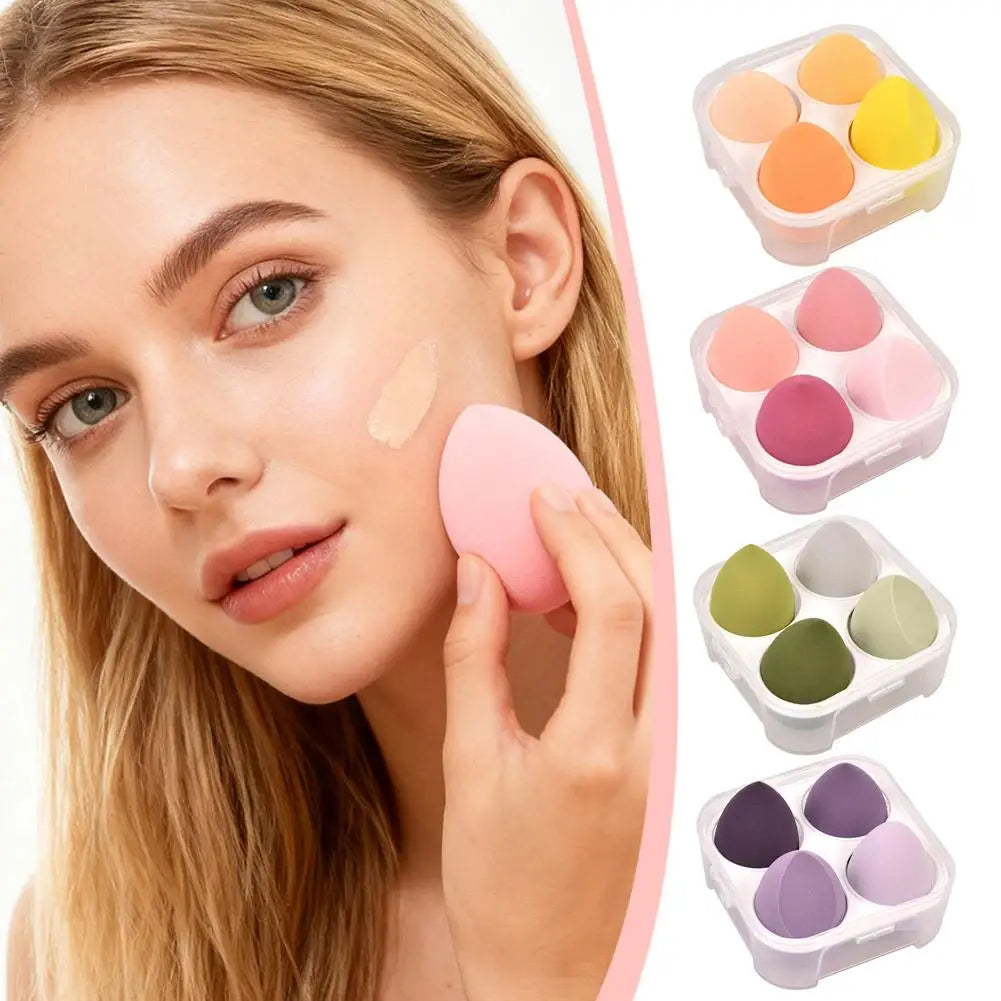 4 Piece Makeup Sponge Set