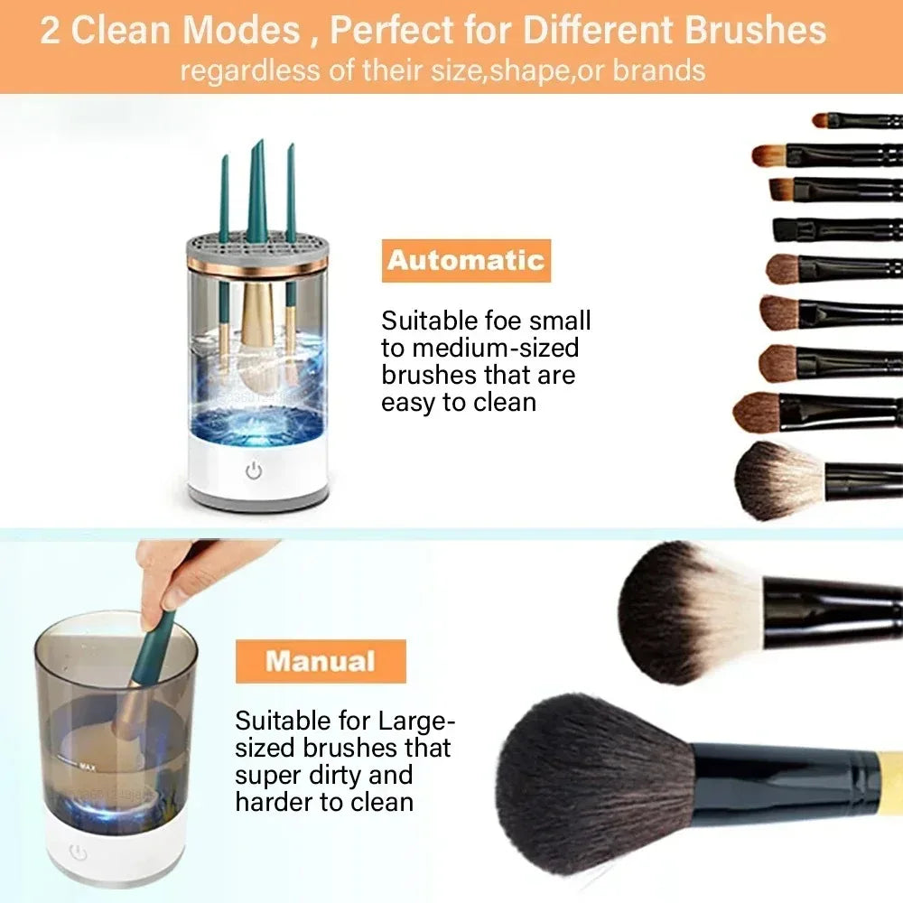 Portable Makeup Brush Cleaner