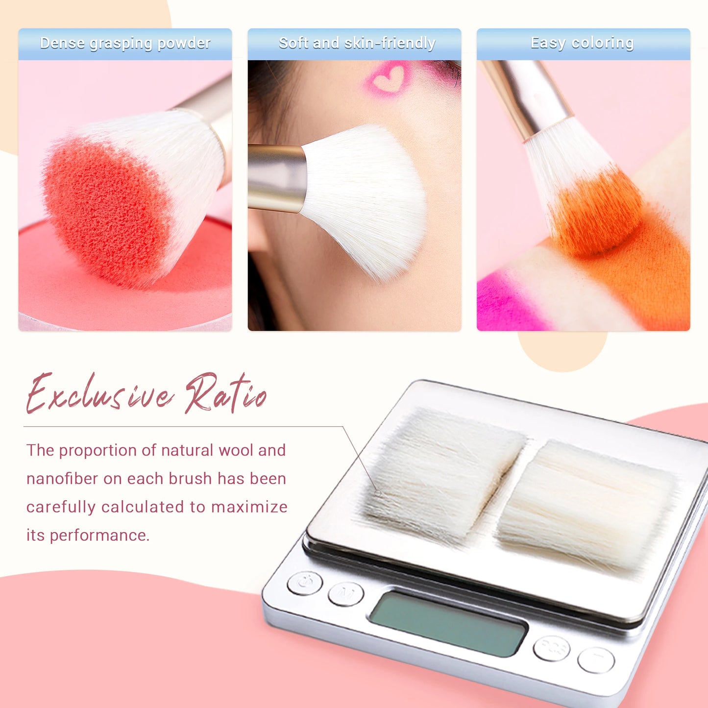 Jessup Makeup Brush Set